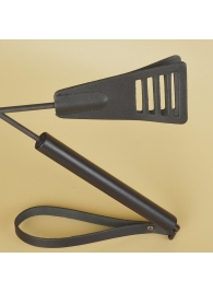 Черный кожаный стек «Сириус» - 60 см. - Sitabella - купить с доставкой в Новошахтинске