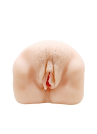 Телесный мастурбатор-вагина с оволосением и вибрацией - Baile - в Новошахтинске купить с доставкой
