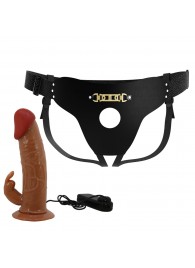 Мужской полый страпон с вибрацией Marion - Baile - купить с доставкой в Новошахтинске