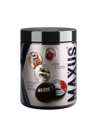 Черные утолщенные презервативы MAXUS Extra Strong с железным кейсом - 15 шт. - Maxus - купить с доставкой в Новошахтинске