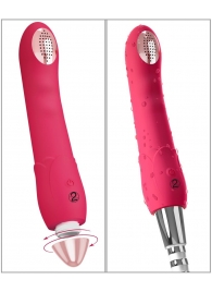 Малиновая насадка на душ с вибрацией Showers to orgasm - 20,1 см. - Orion - купить с доставкой в Новошахтинске