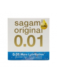 Увлажнённый презерватив Sagami Original 0.01 Extra Lub - 1 шт. - Sagami - купить с доставкой в Новошахтинске