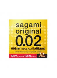 Презерватив увеличенного размера Sagami Original 0.02 XL-size - 1 шт. - Sagami - купить с доставкой в Новошахтинске