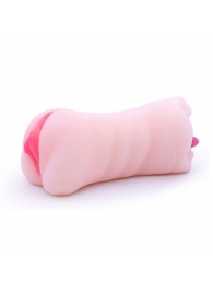 Телесный двусторонний мастурбатор - вагина и ротик - Boys of Toys - в Новошахтинске купить с доставкой