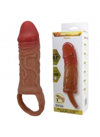 Реалистичная насадка на член Peirre - 15,5 см. - Baile - в Новошахтинске купить с доставкой