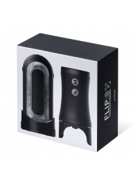 Набор Tenga Flip Zero Electronic Vibrotation: мастурбатор с вибрацией и устройство вращения - Tenga - в Новошахтинске купить с доставкой