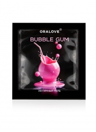 Саше съедобной оральной смазки OraLove с ароматом бабл-гам - 3 гр. - Биоритм - купить с доставкой в Новошахтинске
