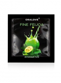 Саше съедобной оральной смазки OraLove с ароматом фейхоа - 3 гр. - Биоритм - купить с доставкой в Новошахтинске