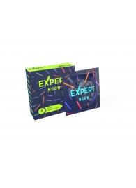 Светящиеся в темноте презервативы Expert Neon - 3 шт. - Expert - купить с доставкой в Новошахтинске