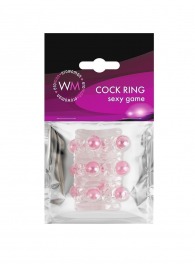 Прозрачная сквозная насадка на пенис с цветными шариками - Erowoman-Eroman - в Новошахтинске купить с доставкой