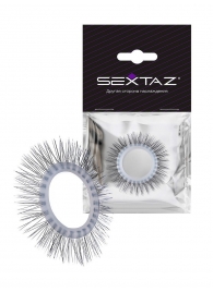Круглое эрекционное кольцо с «ресничками» - Sextaz - в Новошахтинске купить с доставкой