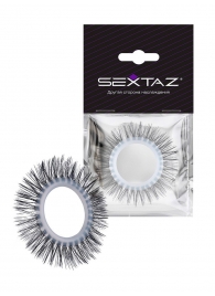 Круглое эрекционное кольцо с длинными «ресничками» - Sextaz - в Новошахтинске купить с доставкой