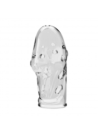 Прозрачная насадка на пенис Booker - 8 см. - Baile - в Новошахтинске купить с доставкой