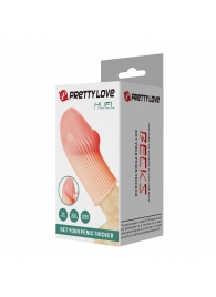 Телесная насадка на пенис Huel - 9 см. - Baile - в Новошахтинске купить с доставкой