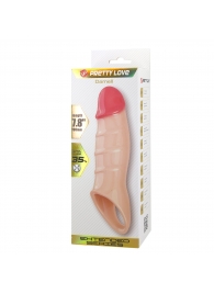 Телесная удлиняющая насадка на пенис Darnel - Baile - в Новошахтинске купить с доставкой