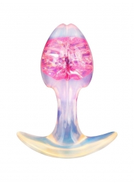 Розоватая анальная пробка - 8,2 см. - AnaLove