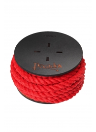 Красная веревка для шибари на катушке - 5 м. - Pecado - купить с доставкой в Новошахтинске
