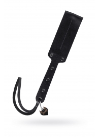 Черный кожаный пэддл - 32 см. - Pecado - купить с доставкой в Новошахтинске