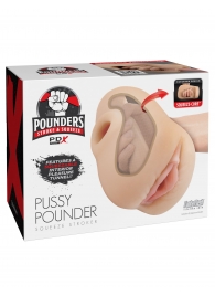Телесный мастурбатор-вагина Pussy Pounder Squeeze Stroker - Pipedream - в Новошахтинске купить с доставкой