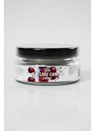 Массажная свеча «Спелая вишня» - 50 мл. - SGAN - купить с доставкой в Новошахтинске