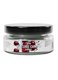Массажная свеча «Спелая вишня» - 50 мл. - SGAN - купить с доставкой в Новошахтинске