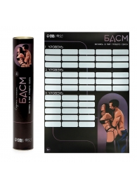 Плакат для двоих со скретч-слоем «БДСМ» - Сима-Ленд - купить с доставкой в Новошахтинске