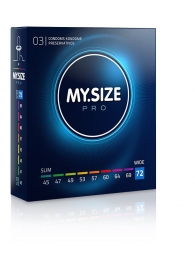 Презервативы MY.SIZE размер 72 - 3 шт. - My.Size - купить с доставкой в Новошахтинске