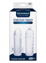 Набор из 2 прозрачных насадок на член Seductive Tickler Sleeves Set - NMC - в Новошахтинске купить с доставкой