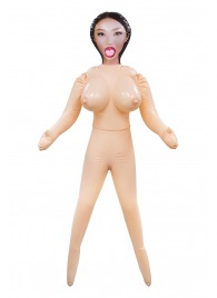 Телесная надувная секс-кукла с пышным бюстом - NMC - в Новошахтинске купить с доставкой