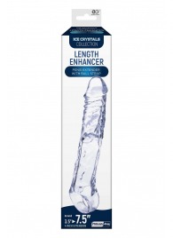 Прозрачная насадка-удлинитель Length Enhancer с подхватом - 22,3 см. - NMC - в Новошахтинске купить с доставкой