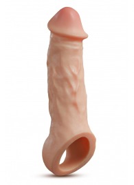 Телесная насадка-удлинитель Intrepid 9.25 Inch Realistic Penis Extender Sleeve - 23,5 см. - Blush Novelties - в Новошахтинске купить с доставкой