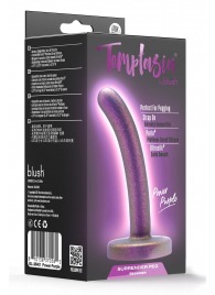 Фиолетовая насадка с гладкой поверхностью Surrender 4.75 Inch Beginner Pegging Dildo - 12 см. - Blush Novelties - купить с доставкой в Новошахтинске