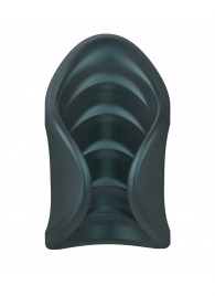 Серый сквозной мастурбатор с вибрацией Manwan Starter - Manwan - в Новошахтинске купить с доставкой