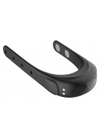 Черное эрекционное виброкольцо на ремешках - Boys of Toys - в Новошахтинске купить с доставкой