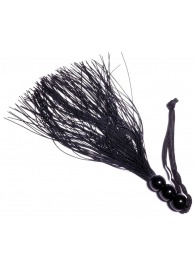 Черная силиконовая плетка - 25,4 см. - Boys of Toys - купить с доставкой в Новошахтинске