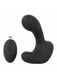 Черная анальная вибропробка с функцией расширения RC Butt Plug with 3 functions - Orion - в Новошахтинске купить с доставкой