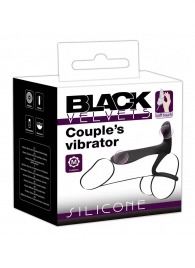 Черная насадка на член с вибрацией Couple’s Vibrator - Orion - в Новошахтинске купить с доставкой