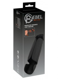 Черный вибромастурбатор с трехточечной стимуляцией Penis Trainer with 3 Point Stimulation - Orion - в Новошахтинске купить с доставкой