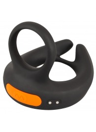 Черный вибростимулятор мошонки RC Scrotum Stimulator with Vibration - Orion - в Новошахтинске купить с доставкой