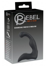 Черный перезаряжаемый стимулятор простаты с вибрацией - 14,6 см. - Orion - в Новошахтинске купить с доставкой