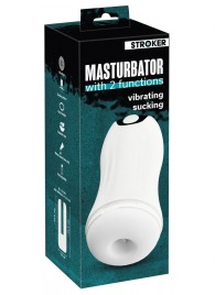 Белый мастурбатор Masturbator with 2 functions - Orion - в Новошахтинске купить с доставкой