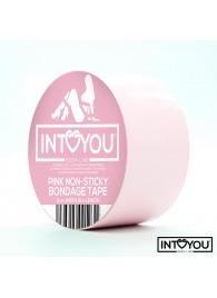 Розовый скотч для фиксации Non-Sticky Bondage Tape - 15 м. - Intoyou - купить с доставкой в Новошахтинске