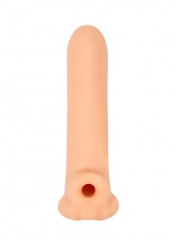 Телесный фаллоудлинитель Titan - 16,5 см. - Lola Games - в Новошахтинске купить с доставкой