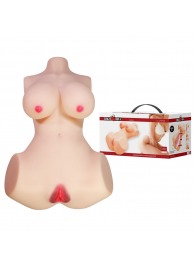 Мастурбатор-торс Aveline с 2 любовными тоннелями - Baile - в Новошахтинске купить с доставкой