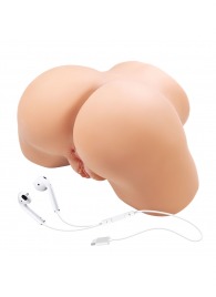 Телесный мастурбатор Olivia с 2 любовными отверстиями - Baile - в Новошахтинске купить с доставкой