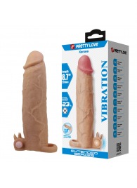 Телесная насадка на пенис Xerxes - 22 см. - Baile - в Новошахтинске купить с доставкой