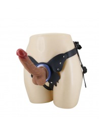 Поясной страпон Wells: трусики в форме бабочки и фаллоимитатор-насадка - Baile - купить с доставкой в Новошахтинске