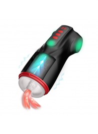 Интерактивный мастурбатор Raven с вакуумом, вибрацией и подсветкой - Shots Media BV - в Новошахтинске купить с доставкой