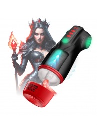 Интерактивный мастурбатор Raven с вакуумом, вибрацией и подсветкой - Shots Media BV - в Новошахтинске купить с доставкой