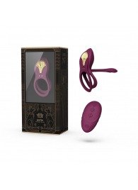 Фиолетовое эрекционное виброкольцо Bayek с пультом ДУ - Zalo - в Новошахтинске купить с доставкой